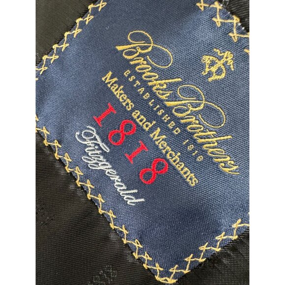 Brooks Brothers Makers and Merchants Fitgereld Tuxedo Jacket Blazer 46L USA Made - Picture 4 of 15